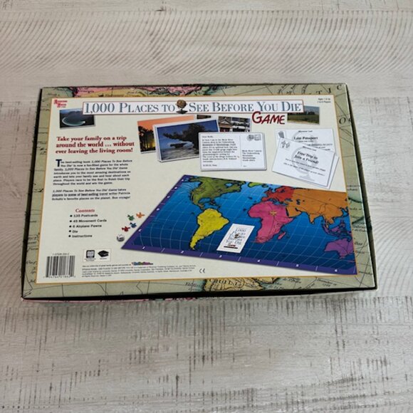 Vintage 2005 University Games 1000 Places to See Before You Die Game - Picture 11 of 11
